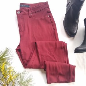 CALVIN KLEIN JEANS wine red high rise legging jean